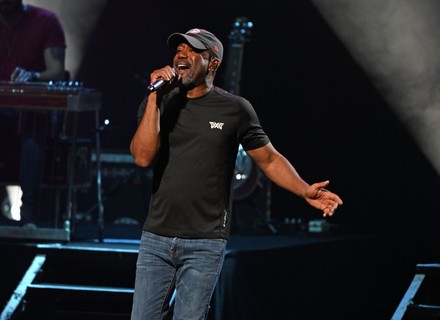 Darius Rucker Performs During Starting Fires Editorial Stock Photo