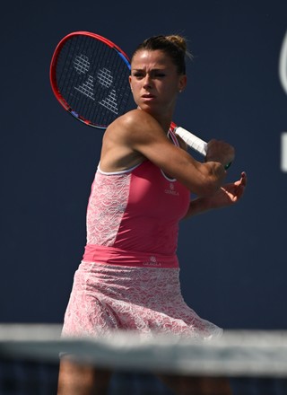 Camila Giorgi Vs Kaia Kanepi 2023 Editorial Stock Photo Stock Image