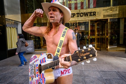 Robert John Burck Aka Naked Cowboy Editorial Stock Photo Stock Image