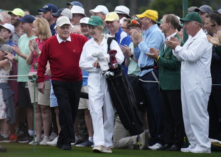 Golfing Legend Jack Nicklaus His Wife Editorial Stock Photo Stock