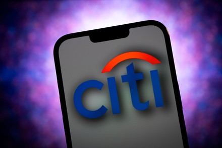 Citi Bank Logo Seen This Illustrtion Editorial Stock Photo Stock