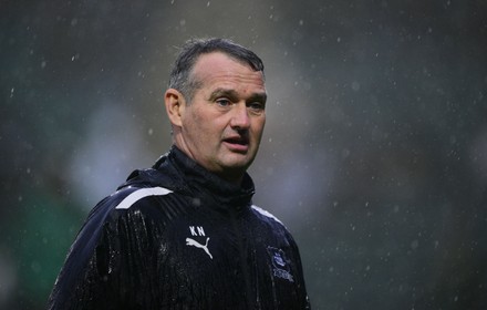 Referee Robert Madley Checking Out Pitch Editorial Stock Photo Stock