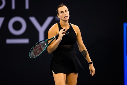 Aryna Sabalenka Action During Womens Final Editorial Stock Photo