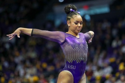 Lsus Konnor Mcclain Competes On Balance Editorial Stock Photo Stock