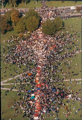 Column Marchers Forms Hyde Park Before Editorial Stock Photo Stock