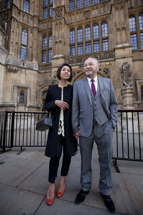 George Galloway R Wife Putri Gayatri Editorial Stock Photo Stock