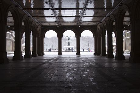 Bethesda Terrace Arcade Central Park New Editorial Stock Photo Stock