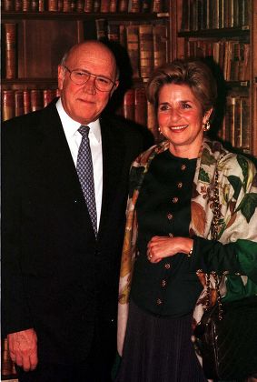 F W De Klerk Wife Daughter Editorial Stock Photo Stock Image