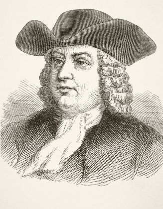 William Penn English Quaker Editorial Stock Photo Stock