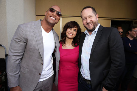 Dwayne Johnson Carla Gugino Beau Flynn Editorial Stock Photo Stock