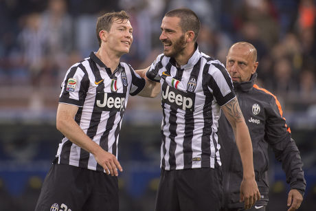 Lr Stephan Lichtsteiner Leonardo Bonucci Juventus Editorial Stock Photo