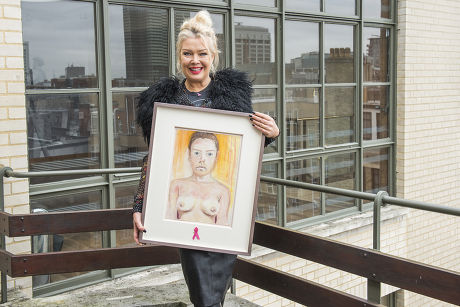 Kim Wilde Unveils Nude Selfportrait Created Editorial Stock Photo