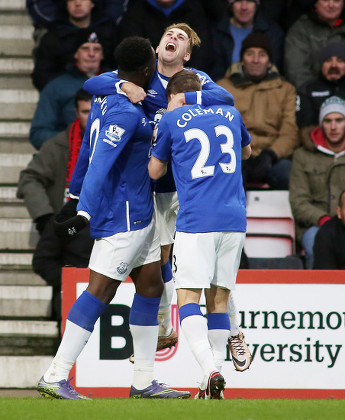 Romelu Lukaku Celebrates Scoring His Sides Editorial Stock Photo