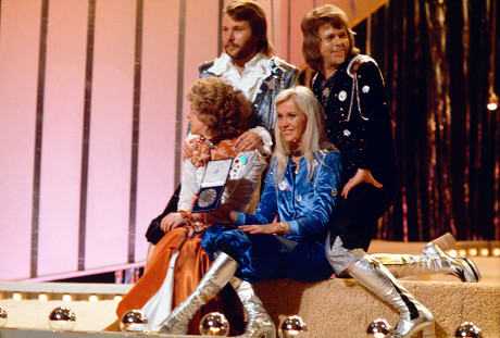 Abba Win Eurovision Song Contest Waterloo Editorial Stock Photo Stock