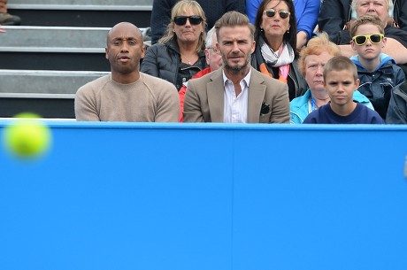 Andy Murrays Coaches Ivan Lendl Jamie Editorial Stock Photo Stock