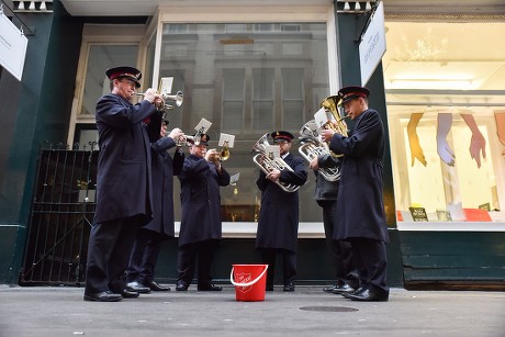 Salvation Army Brass Band Playing Traditional Editorial Stock Photo