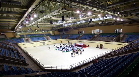 Inside View Newly Constructed Wrestling Stadium Editorial Stock Photo