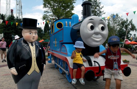 Japanese Visitors Thomas Land Fuji Q Editorial Stock Photo Stock