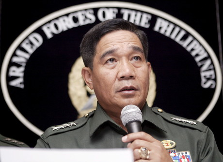 Philippine Armed Forces Chief Gen Hermogenes Editorial Stock Photo