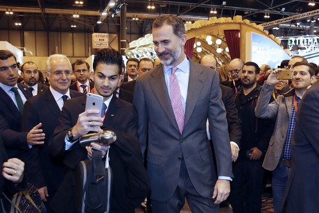 COUNT Spanish Royal Couple Open Tourism Fair FiTUR Madrid Spain