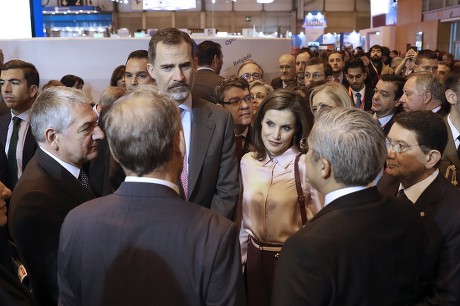 COUNT Spanish Royal Couple Open Tourism Fair FiTUR Madrid Spain