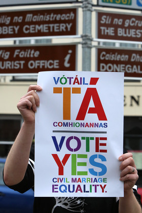 Posters Against Vote On Same Sex Editorial Stock Photo Stock Image