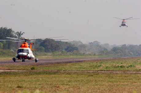 View Two Venezuelan Helicopters Distinctives International Editorial