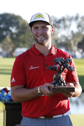 Jon Rahm Spain Poses Trophy During Editorial Stock Photo Stock Image