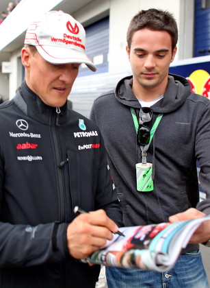 German Formula One Driver Michael Schumacher Editorial Stock Photo