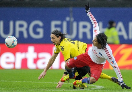 Dortmunds Neven Subotic L Vies Ball Editorial Stock Photo Stock Image