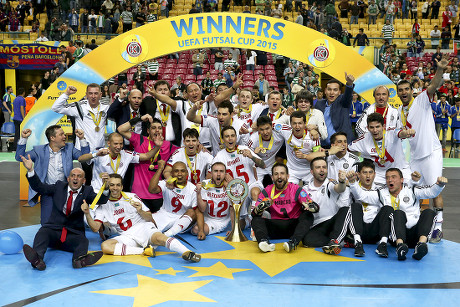 Kairat Players Celebrate Trophy After Winning Editorial Stock Photo