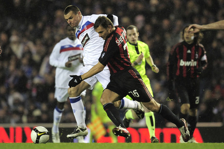 Lee Mcculloch Glasgow Rangers Andriy Shevchenko Editorial Stock Photo