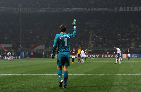 Manchester United Goalkeeper Edwin Van Der Editorial Stock Photo