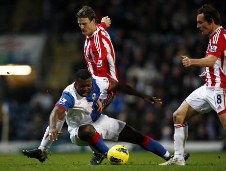 Robert Huth Stoke City Yakubu Aiyegbeni Editorial Stock Photo Stock