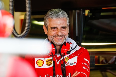 Ferrari Team Principle Maurizio Arrivabene Smiling Editorial Stock