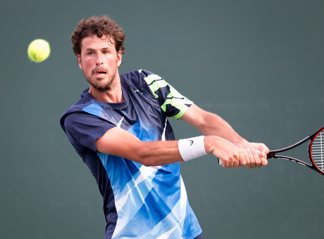 Mikael Ymer Sweden Hits Forehand Against Editorial Stock Photo Stock