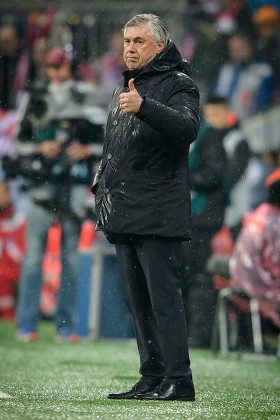 Trainer Carlo Ancelotti Fc Bayern Muenchen Editorial Stock Photo