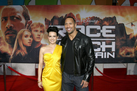 Carla Gugino Dwayne Johnson Editorial Stock Photo Stock Image