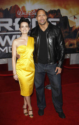 Carla Gugino Dwayne Johnson Editorial Stock Photo Stock Image