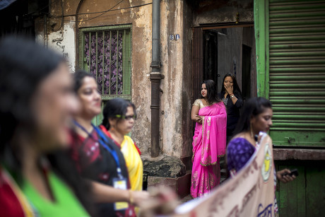 Indian Sex Worker Participates Awareness Rally Editorial Stock Photo