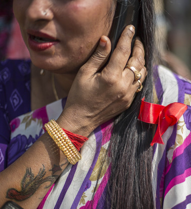 Indian Sex Worker Participates Awareness Rally Editorial Stock Photo