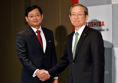 Count Newly Appointed Toshiba Corp Ceo Nobuaki Kurumatani Tokyo