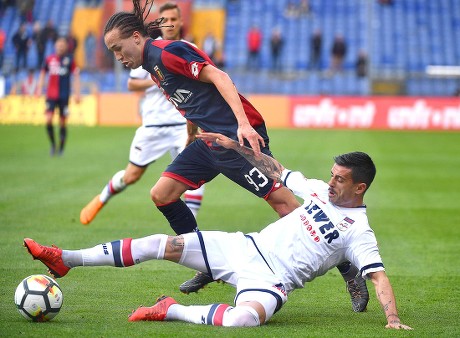 Genoa CFC Vs FC Crotone Italy 14 Apr 2018 Stock Pictures Editorial