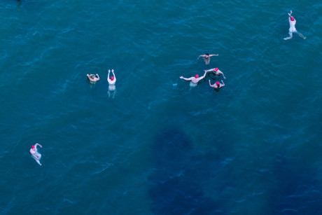 Participants Dark Mofo Nude Solstice Swim Editorial Stock Photo Stock