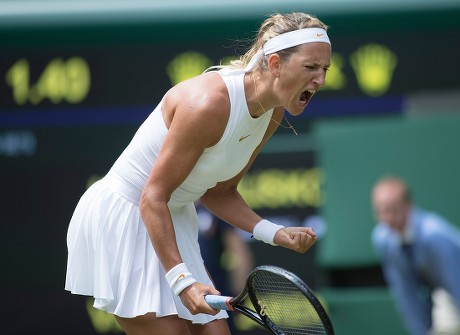 Viktoria Azarenka Blr Celebrates During Her Editorial Stock Photo