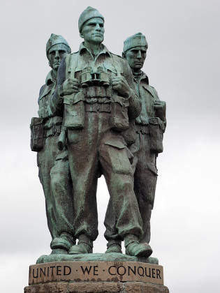 Royal Marines Commando Memorial Spean Bridge Editorial Stock Photo