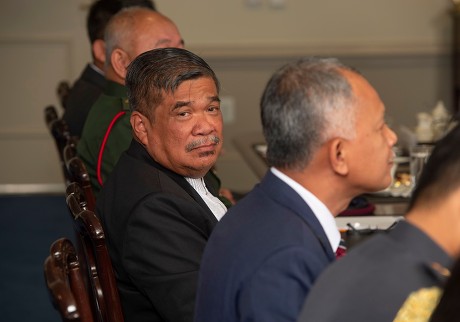 Malaysian Defense Minister Mohamad Sabu Meeting Editorial Stock Photo