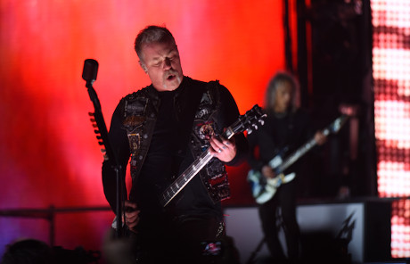 James Hetfield Kirk Hammett Metallica Editorial Stock Photo Stock