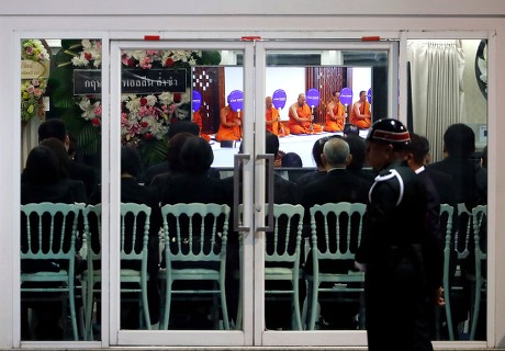 Thai Military Officers Stand Guard Buddhist Editorial Stock Photo