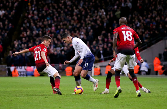 Erik Lamela Tottenham Hotspur Takes On Editorial Stock Photo Stock